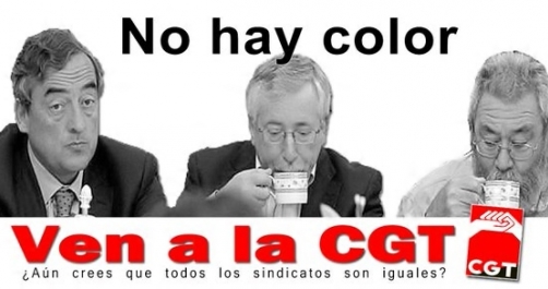 CGT no participa en falsas movilizaciones