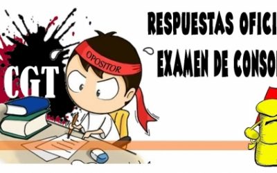 #InfoCGTCorreos | Correos acaba de hacer pública la plantilla oficial de las respuestas válidas del examen.