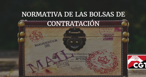 Normativas de la bolsa de empleo | #InfoCGTCorreos |