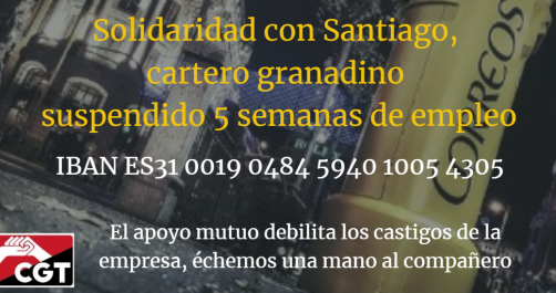Granada | Nuevo caso de represión laboral en Correos