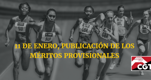 #InfoCGTCorreos | 11 de enero, publicación de los MÉRITOS provisionales de la consolidación del 27N