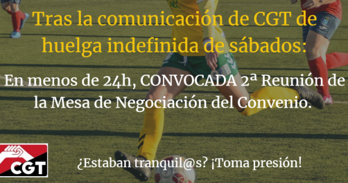 Por las 35 horas semanales, CGT convoca HUELGA DE SÁBADOS