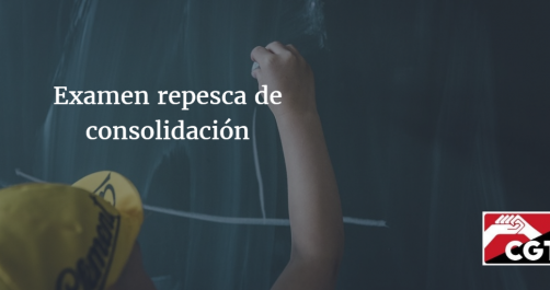 23 de diciembre, 11h | EXAMEN REPESCA DE CONSOLIDACIÓN