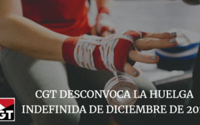 #InfoCGTCorreos | CGT DESCONVOCA LA HUELGA INDEFINIDA.