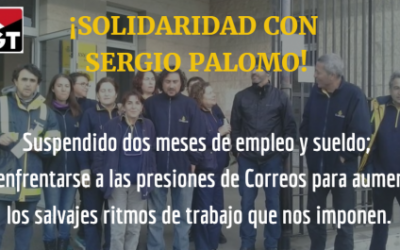 Sevilla | Solidaridad con Sergio Palomo, compañero suspendido dos meses de empleo y sueldo
