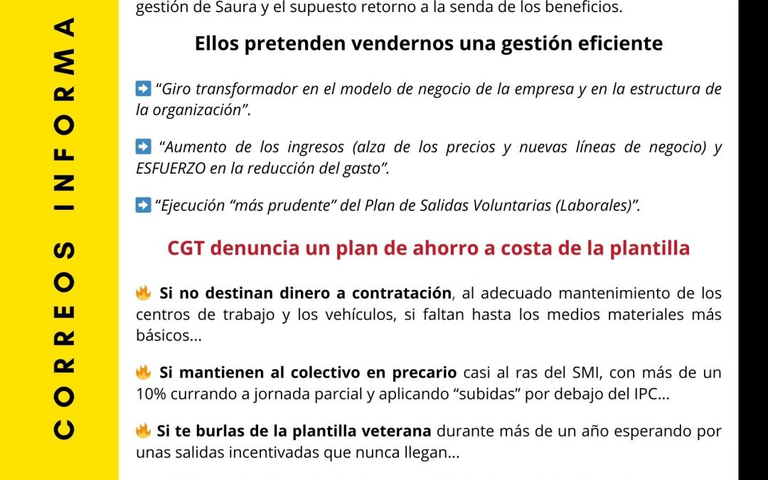 Vídeo post reunión 25-F: CORREOS NO FRENA SU OFENSIVA CONTRA LA PLANTILLA